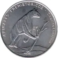 1 Peso Chalicotherium Default Category Coins Americas Cuba