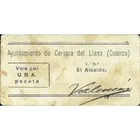 1 Peseta Cervera del Llano