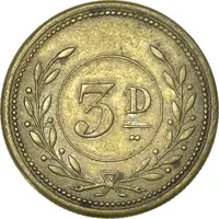 3 Pence Globe Hotel, Stanley