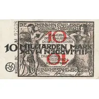 10 000 000 000 Mark Rheinische Stahlwerke