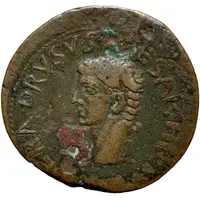 Æ - Tiberius DRVSVS CAESAR HIPPONE LIBERA