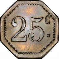 25 Centimes - Union des commerçants - Montagnac [34]