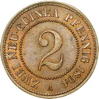 2 Pfennig - Wilhelm II