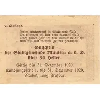 50 Heller Mautern