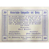 30 Heller, Blue issue