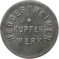 1 Pfennig - Heddernheime Kupfer Werk