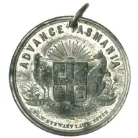 Medal - Victoria Golden Jubilee, white metal