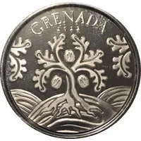 2 Dollars - Elizabeth II Nutmeg Tree