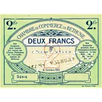 2 Francs - Chambre de Commerce de Béthune 62
