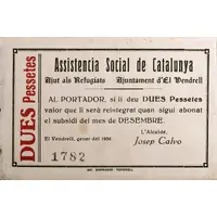 2 Pesetas El Vendrell