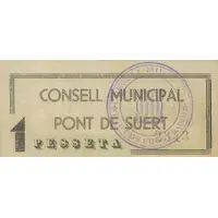 1 Peseta Pont de Suert