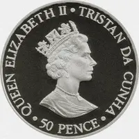 50 Pence - Elizabeth II Queen Mother