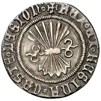 1/2 Real - Ferdinandus V and Elisabet I Coruna