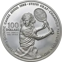 100 Dollars - Elizabeth II Steffi Graf