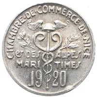 5 Centimes - Chambre de Commerce - Nice [06] Silver