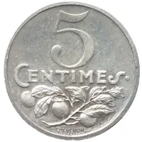 5 Centimes - Chambre de Commerce - Nice [06] Silver