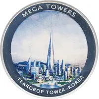 Medal - Mega Towers Teardrop Tower, Korea