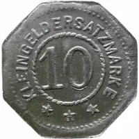 10 Pfennig - Rositz Braunkohlenwerke A.G.