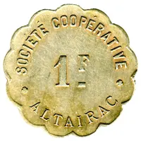 1 Franc - Société Coopérative Altayrac