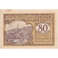 80 Heller Pfarrwerfen