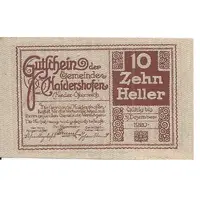 10 Heller Haidershofen