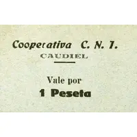 1 Peseta Caudiel