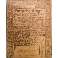 40 Shillings Colony of Connecticut