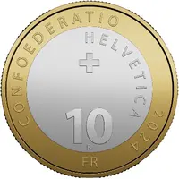 10 Francs Rhone glacier