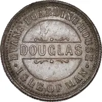 2 Pence Charles Evans, Evans' Boarding House