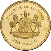 250 Maloti Coronation of King Letsie III