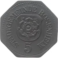 5 Pfennig - Rosenheim