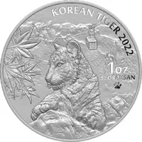 1 oz Silver Korean Tiger