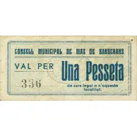 1 Peseta Mas de Barberans