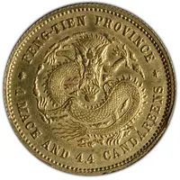 20 Fen - Guangxu Pattern, brass, Feng-tien