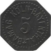 5 Pfennig - Köln-Bayenthal Bamag