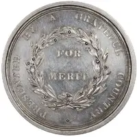 Award - George III Upper Canada Preserved, silver