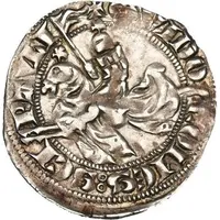 1/2 Groat `Baudekin with spear` - Guy IV Elincourt