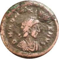 Follis - Honorius GLORIA ROMANORVM, Cyzicus