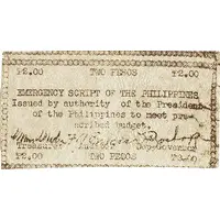 2 Pesos Emergency Script of the Philippines