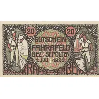 20 Heller Fahrafeld