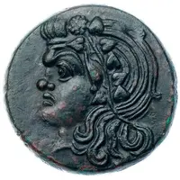 Æ Obol - Eumelus / Spartocus III Panticapaeum