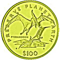 100 Dollars Pteranodon