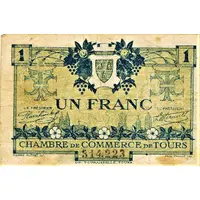 1 Franc - Chambre de Commerce de Tours 37