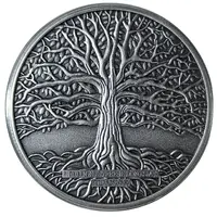 Bullion - Eagle: 80th Indonesian Independence Day Antique Coloured