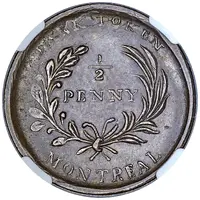 1/2 Penny / 1 Sou City Bank