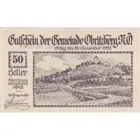 50 Heller Obritzberg