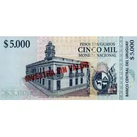 5000 Pesos Uruguayos