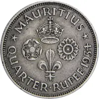 1/4 Rupee - George V