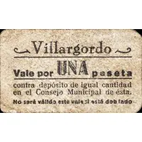 1 Peseta Villargordo
