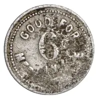 6 Cents - The Bahamas Timber Company Abaco